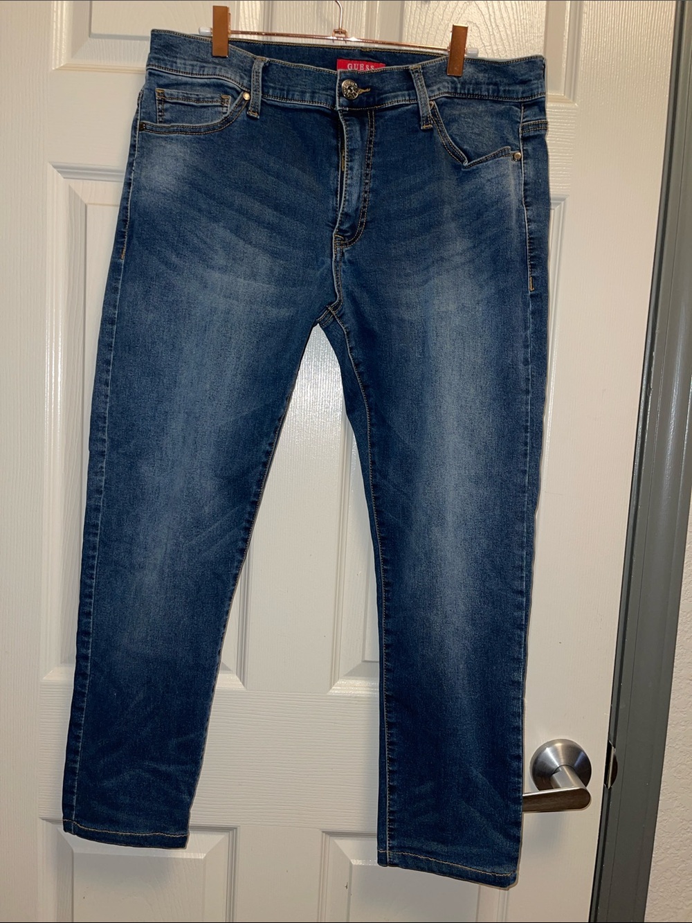 Guess Men’s Blue Slim Straight Jeans
